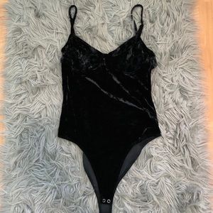 Black Velvet Bodysuit